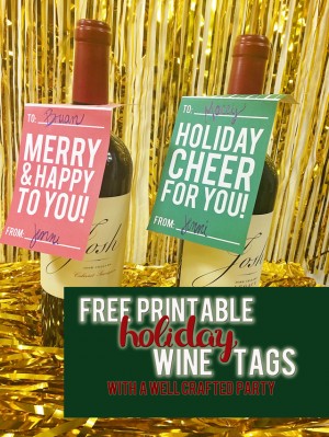 Wine Gift Tags Free Printables – A Well Crafted Party
