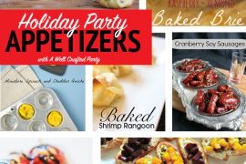 Holiday Party Appetizers Round-Up // A Well Crafted Party