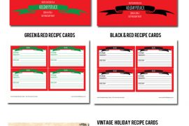 Holiday Potluck Free Downloads & Printables // A Well Crafted Party