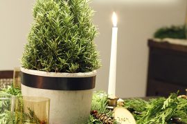 Natural Holiday Party with DIY Elements // A Well Crafted Party