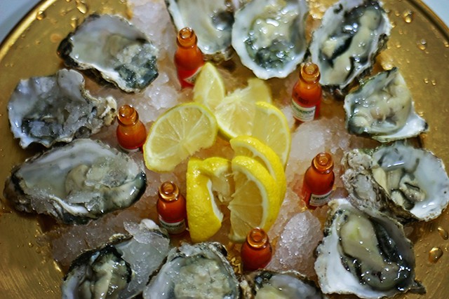Oysters with Tabasco and Lemon Wedges // A Well Crafted Party