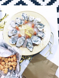 Oysters with Tabasco and Lemon Wedges // A Well Crafted Party