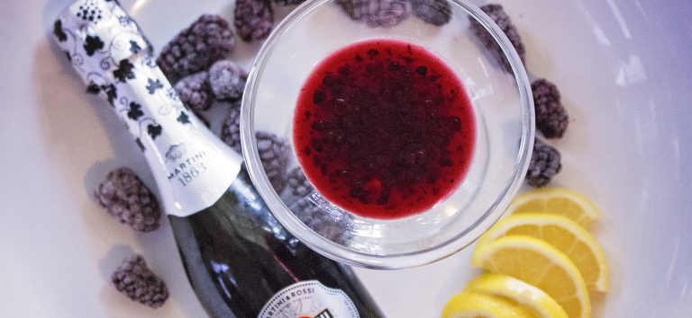 Saturday Spirits: Marionberry Champagne Cocktail