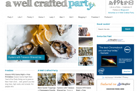 A Well Crafted Party Blog Magazine Layout 2014