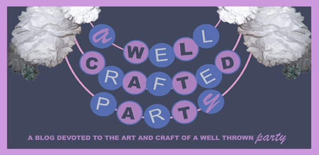 Very first blog banner for A Well Crafted Party