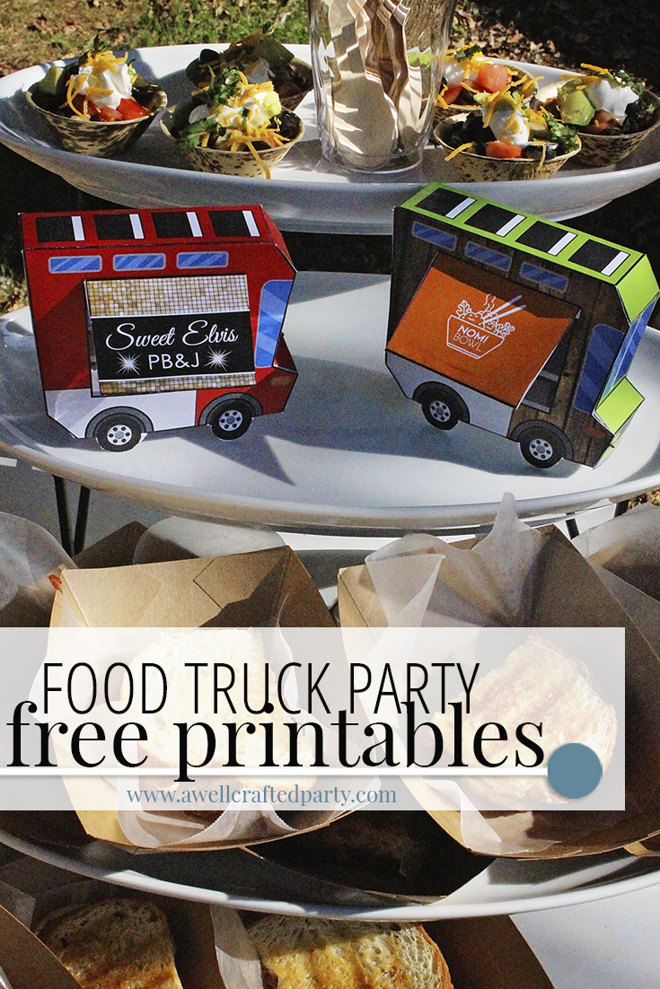 Free Food Truck Printables