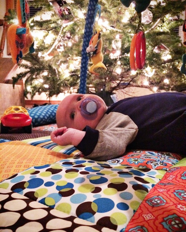 A Well Crafted Baby Under the Christmas Tree