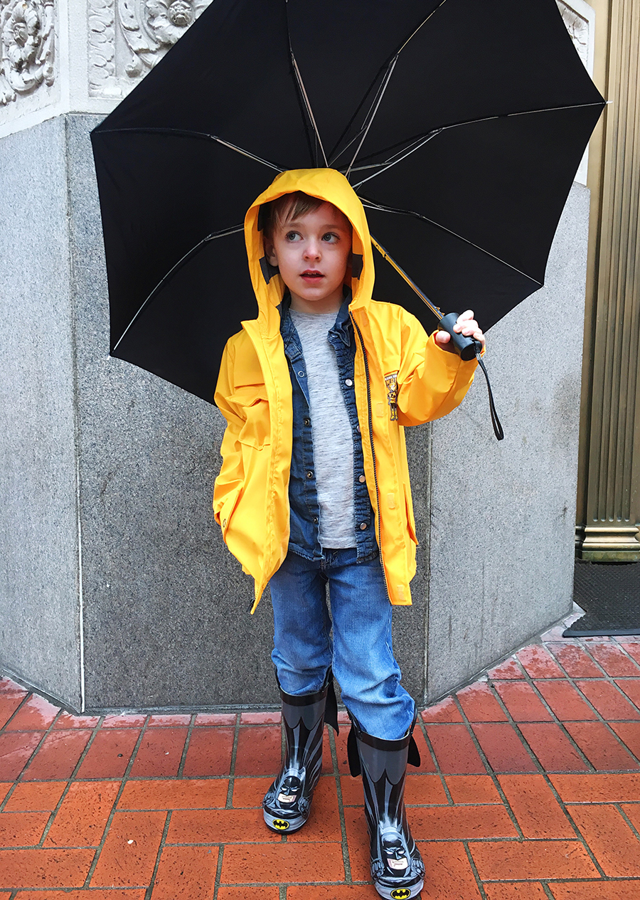 #spon Kiddo is ready for a Pacific Northwest Spring with his rain gear! - A Well Crafted Party