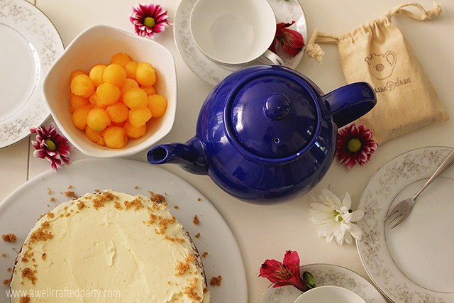 Sprinkle your tea table with flower buds - A Well Crafted Party