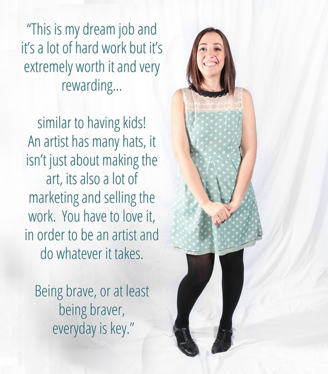 Working Moms series: Erika about being a full time artist — A Well Crafted Party