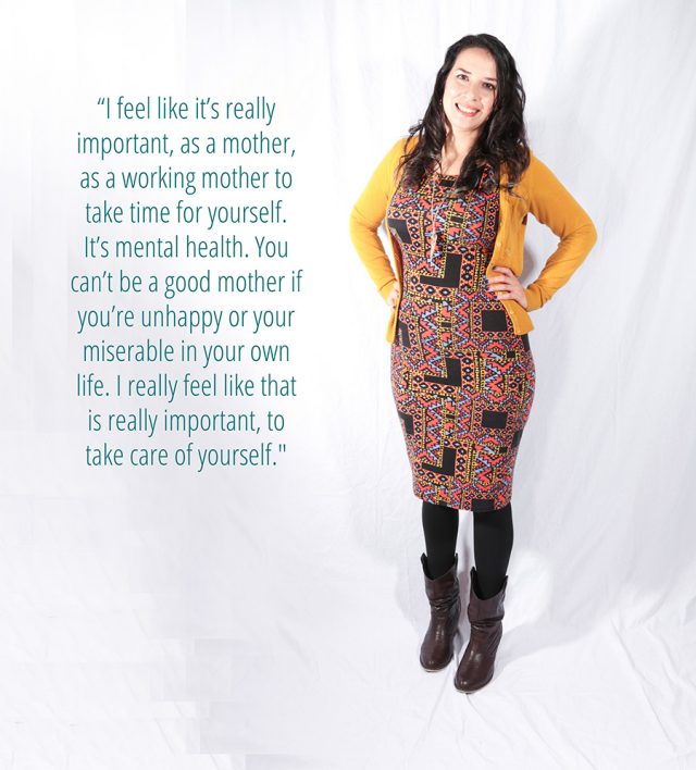 Roxana shares her views on working in motherhood on A Well Crafted Party - Photo by www.mommabearmag.com 