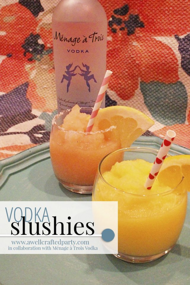 Vodka Slushies -Grown Up Summer Goodness from A Well Crafted Party