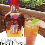 I partnered with Maker's 46 to create this recipe of Bourbon Peach Tea - a perfect summer cocktail! Featured on A Well Crafted Party.