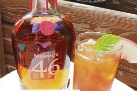 I partnered with Maker's 46 to create this recipe of Bourbon Peach Tea - a perfect summer cocktail! Featured on A Well Crafted Party.