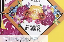 10th Anniversary Invitations from A Well Crafted Party