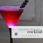 Blueberry Tangerine Cocktail featured on A Well Crafted Party