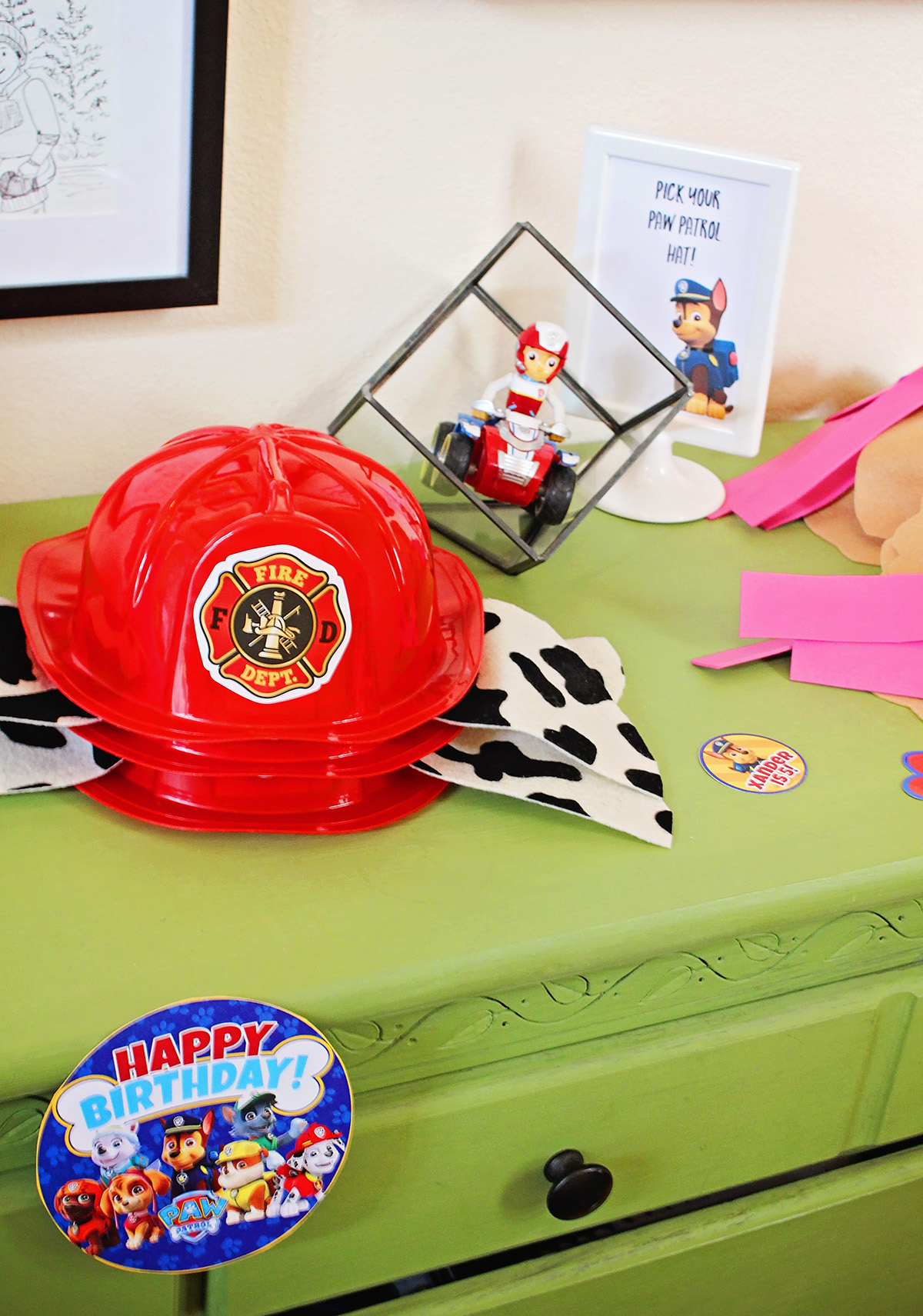 DIY Hat for Marshall from Paw Patrol 
