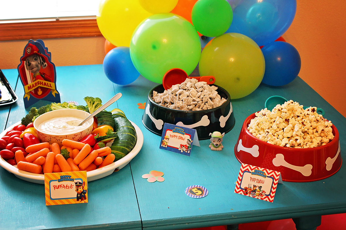 Paw Patrol Party Food