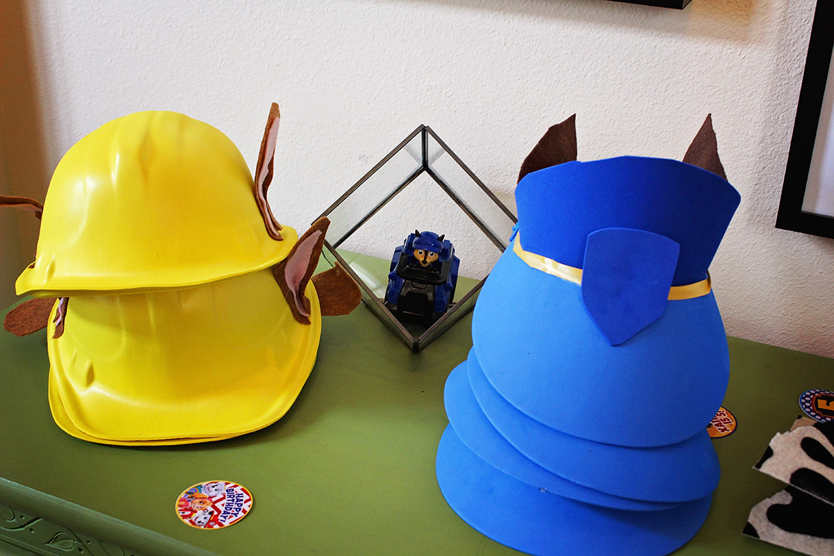 DIY Paw Patrol Party Hats from A Well Crafted Party