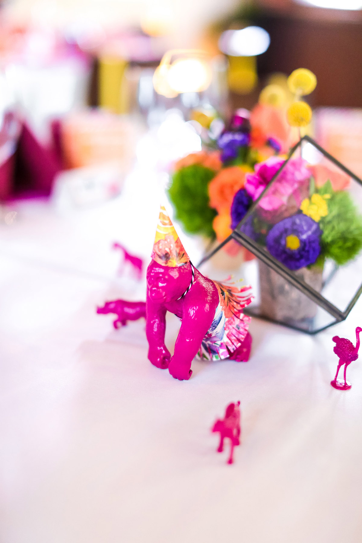Party Animal Escort Table from A Well Crafted Party with photos by Mary Boyden