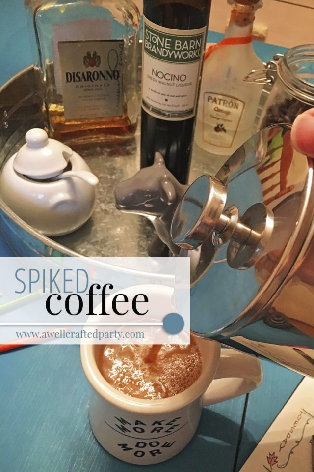 Spiked Coffee Ideas from A Well Crafted Party