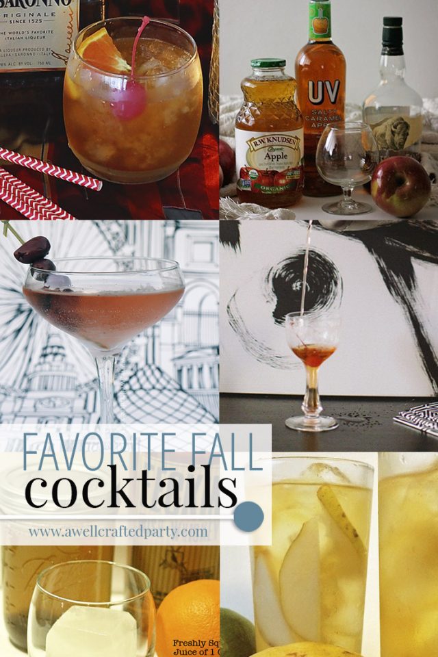 Favorite Fall Cocktails