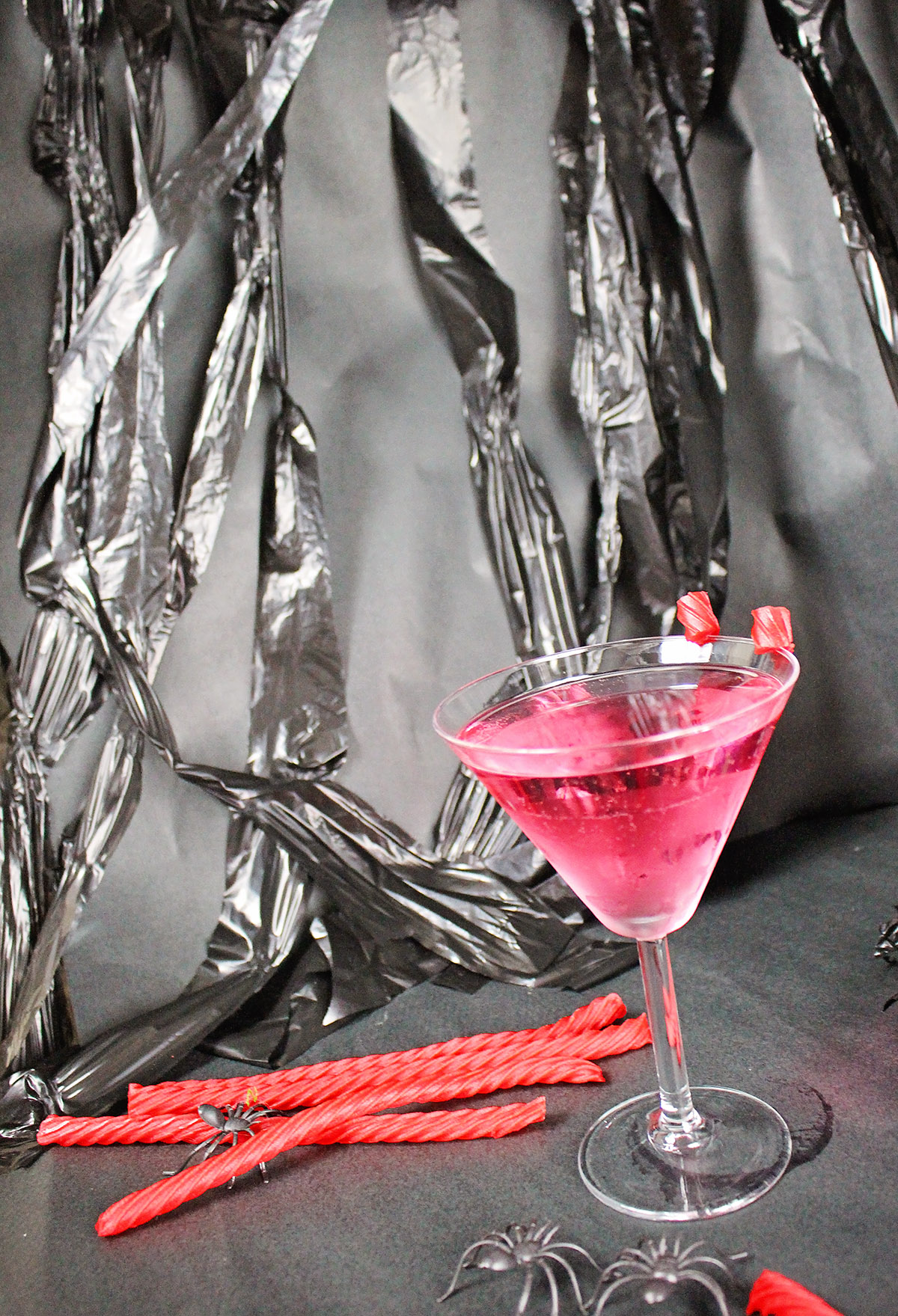 Halloween Cocktail with Red Vines from A Well Crafted Party