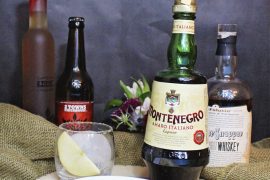Fall Cocktail with Apple, Bourbon, and Amaro Montenegro
