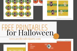 Free Halloween Printables from A Well Crafted Party