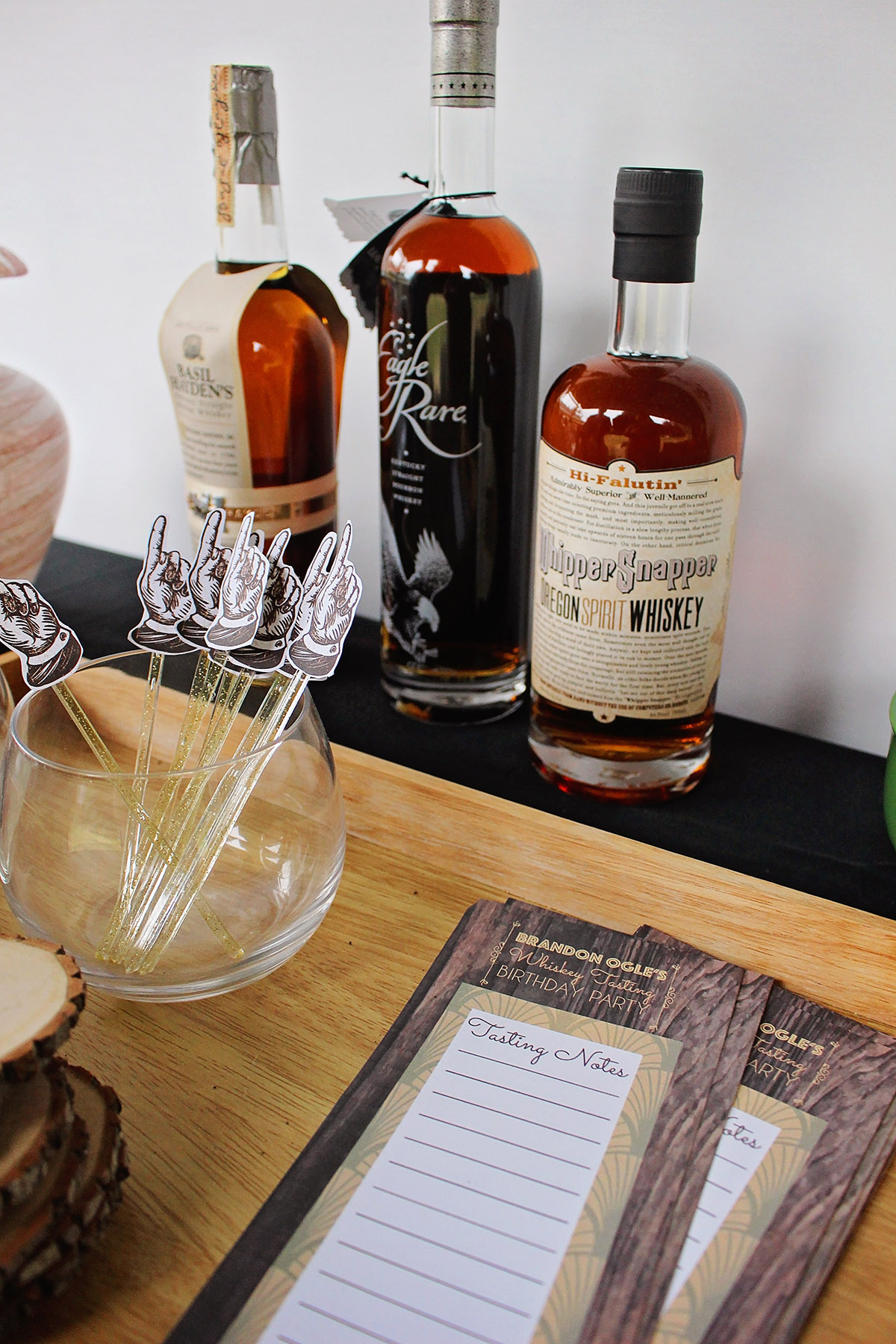 Whiskey Tasting Party from A Well Crafted Party