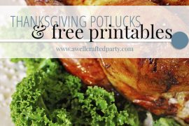 Thanksgiving Potlucks - A Well Crafted Party