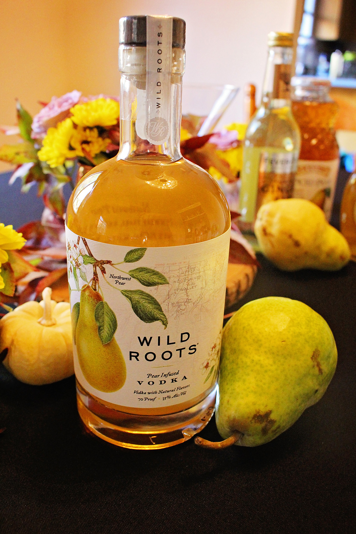 Spiced Pear Cocktail featuring Wild Roots Vodka - A Well Crafted Party