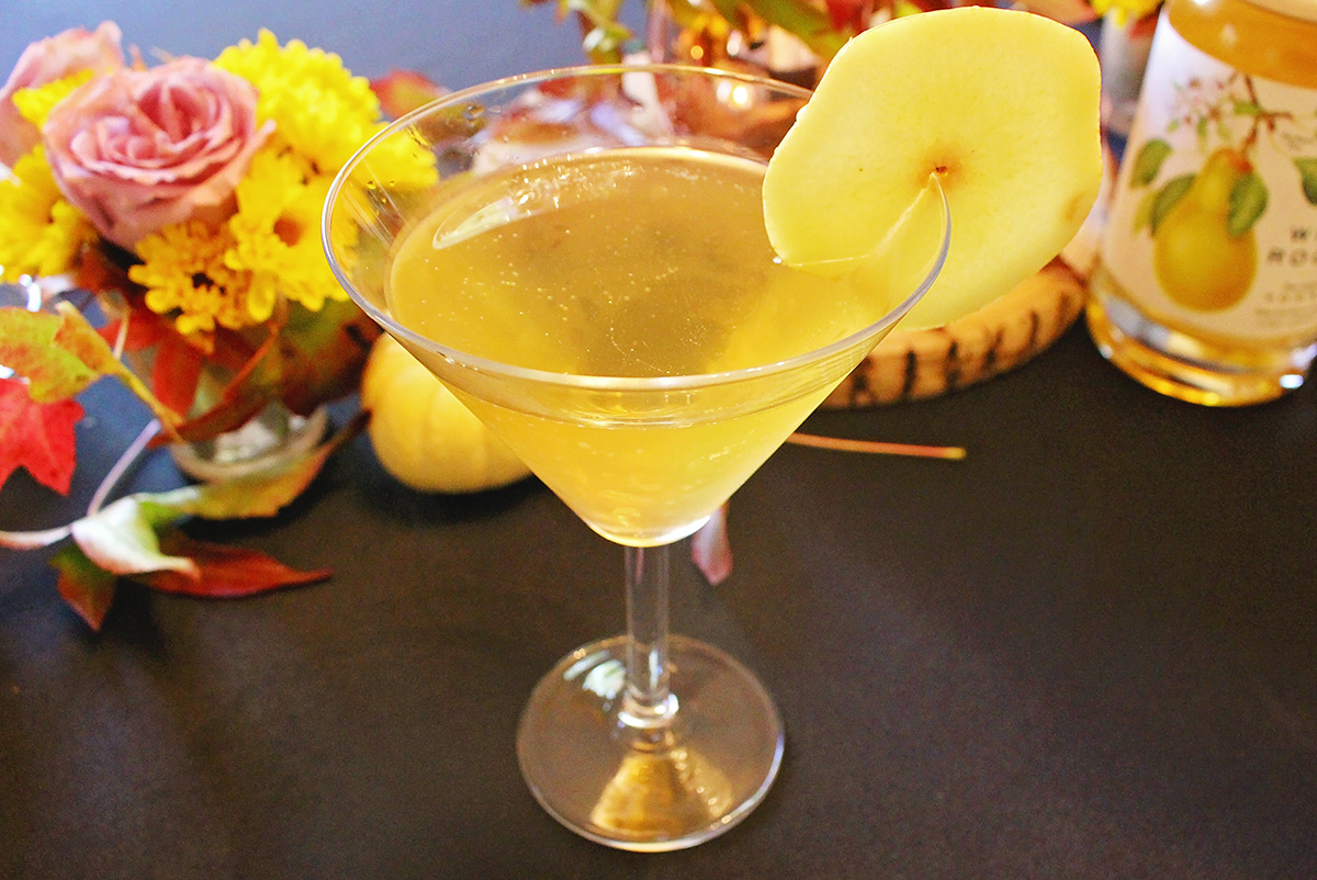 Spiced Pear Cocktail featuring Wild Roots Vodka - A Well Crafted Party