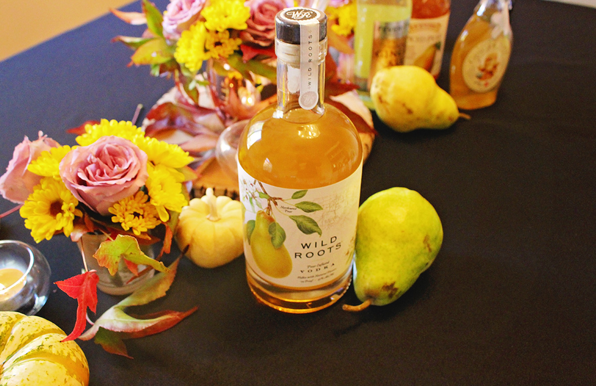 Spiced Pear Cocktail featuring Wild Roots Vodka - A Well Crafted Party