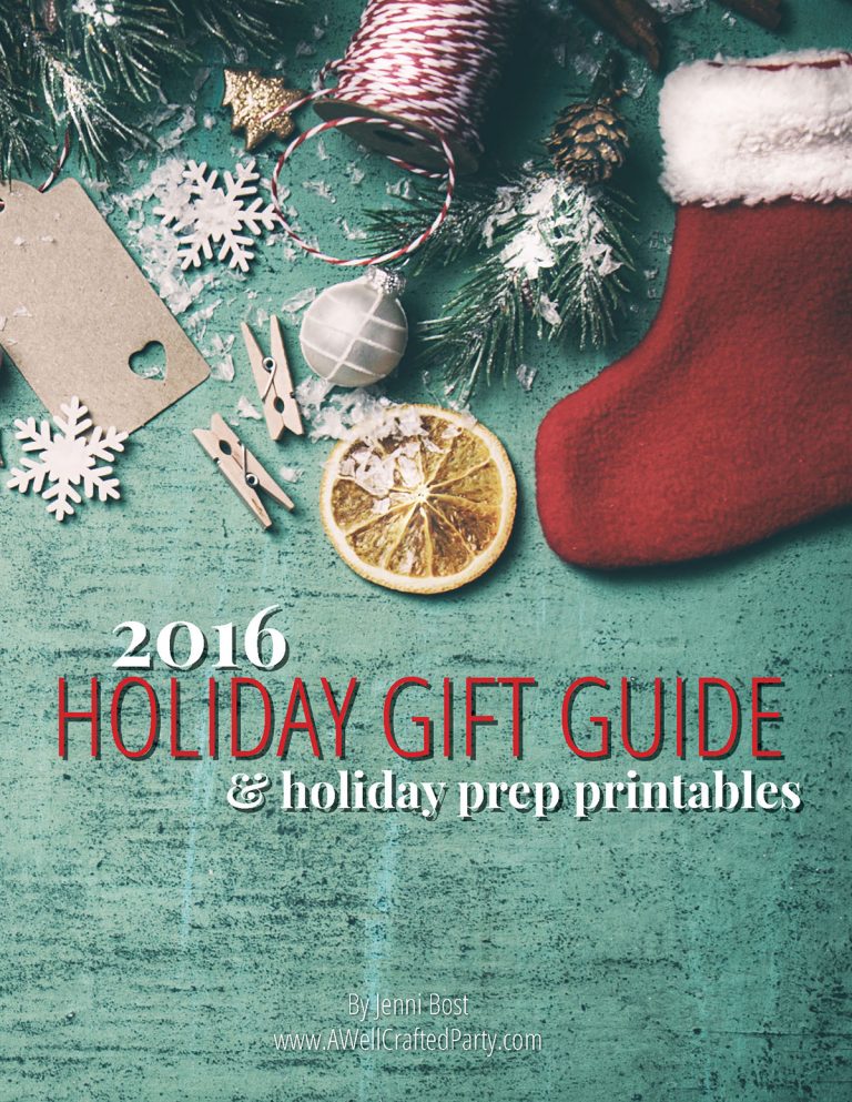 Holiday Prep + Well Crafted Gift Guide