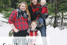 Holiday Family Photos featured on A Well Crafted Party