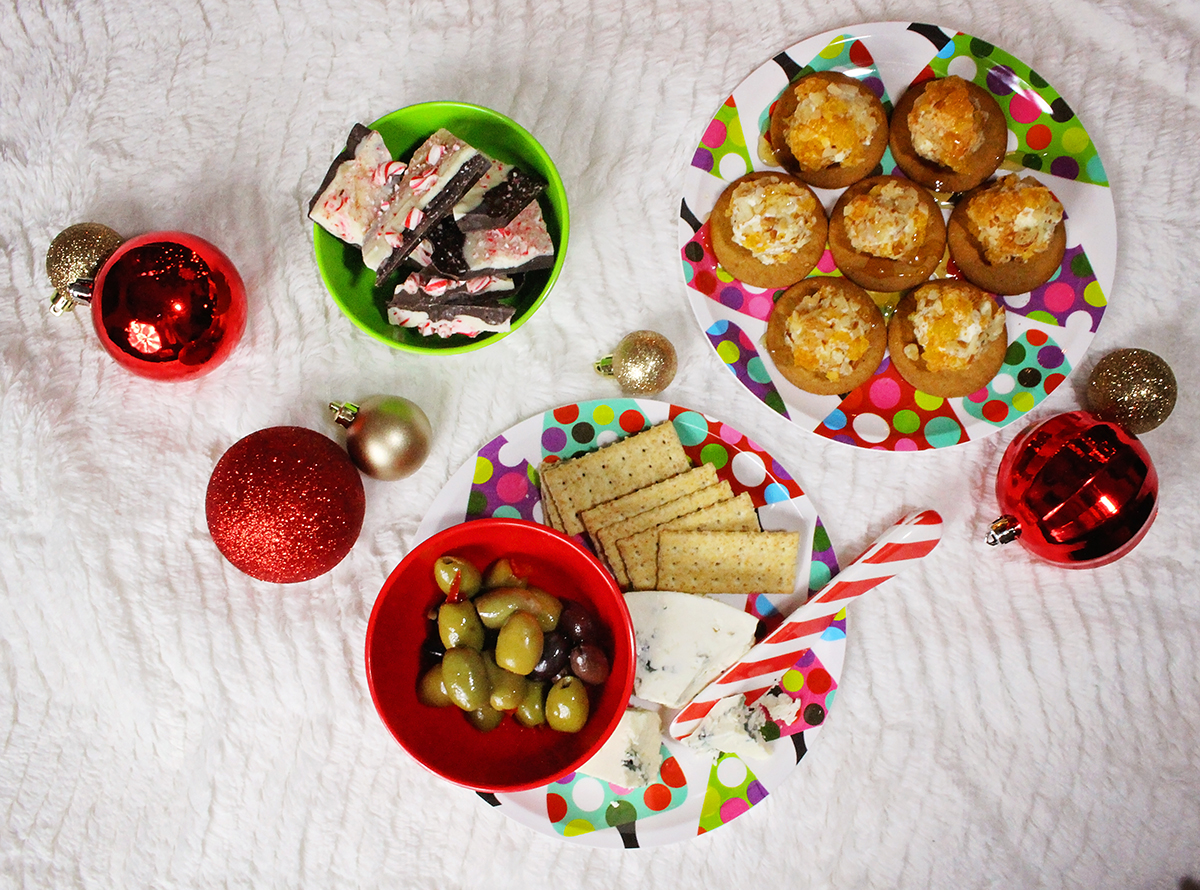 Easy Holiday Appetizer: Goat Cheese, Honey, Apricot, & Almond Balls on Gingersnap Cookies - A Well Crafted Party