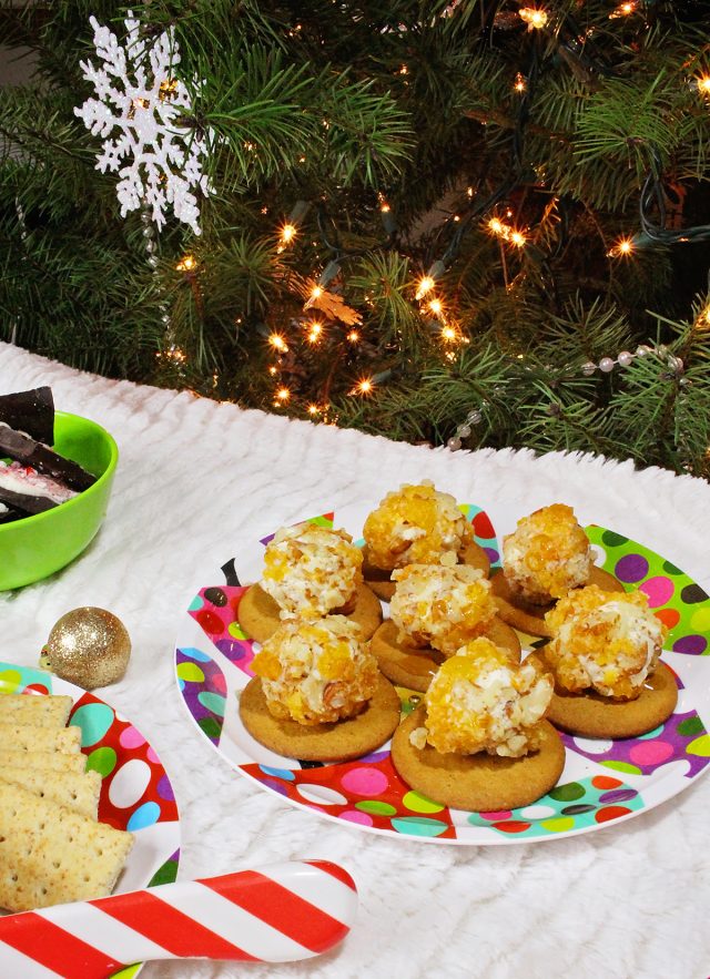 Easy Appetizer: Goat Cheese, Apricot and Almond Balls on Gingersnap – A ...
