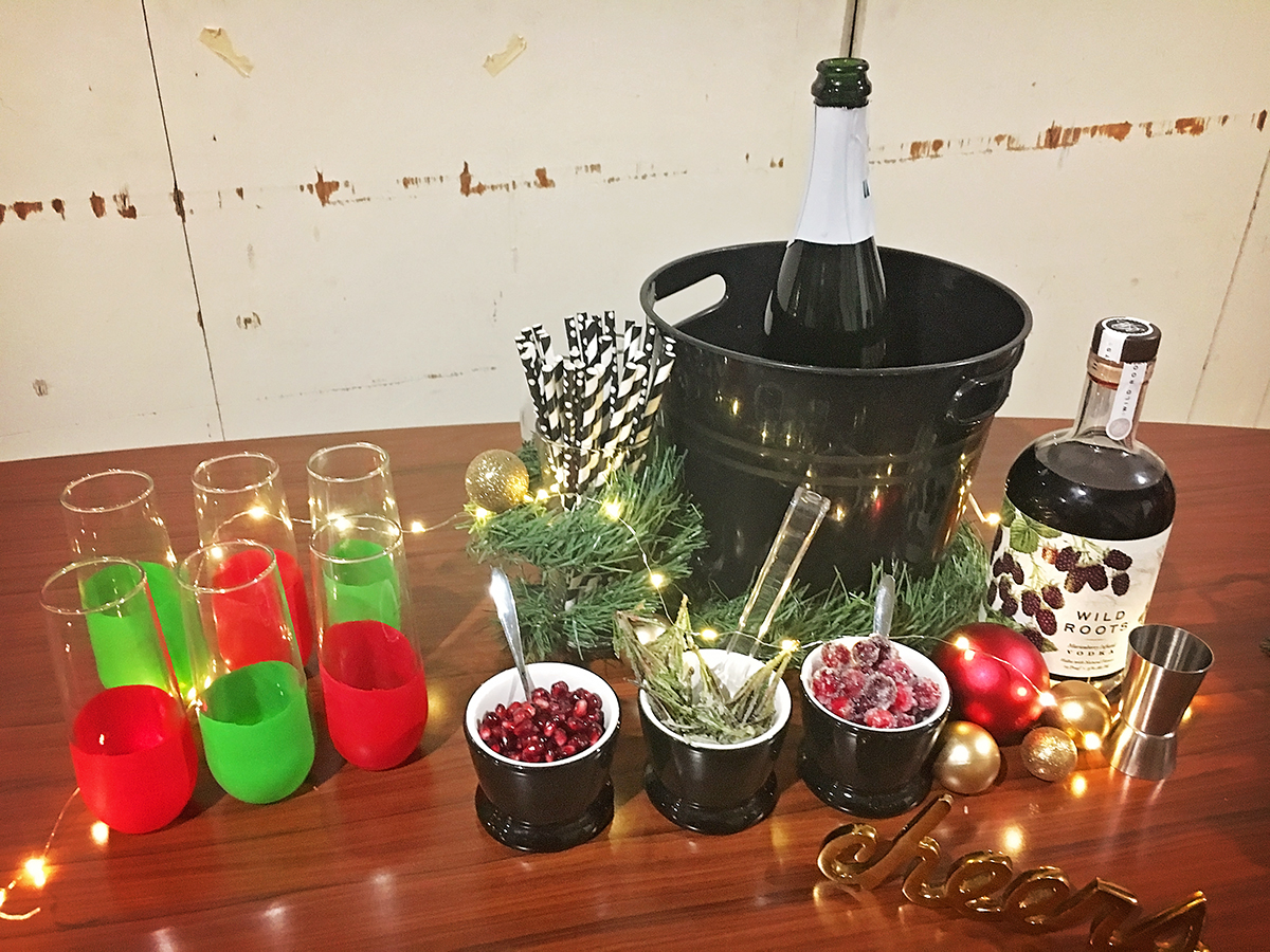 Holiday Drink Bar - Behind the Scenes - A Well Crafted Party