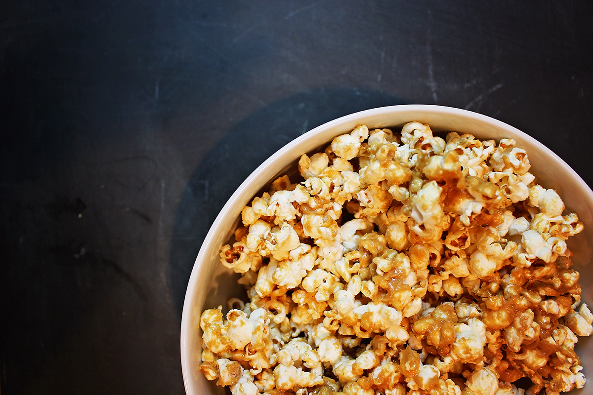 Peanut Butter Honey Flavored Popcorn - A Well Crafted Party