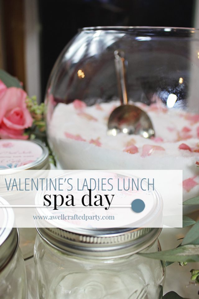 Valentine's Day Spa Invitations - A Well Crafted Party