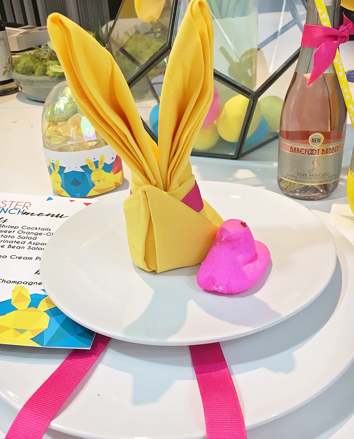 bunny fold for Easter party | A Well Crafted Party