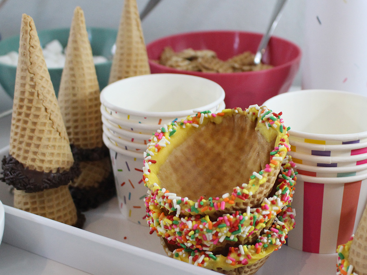 DIY Ice Cream Party + Free Printables | A Well Crafted Party