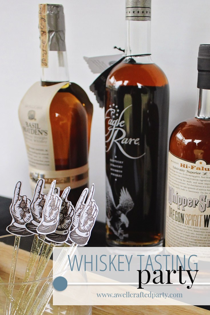 host a whiskey tasting party | A Well Crafted Party