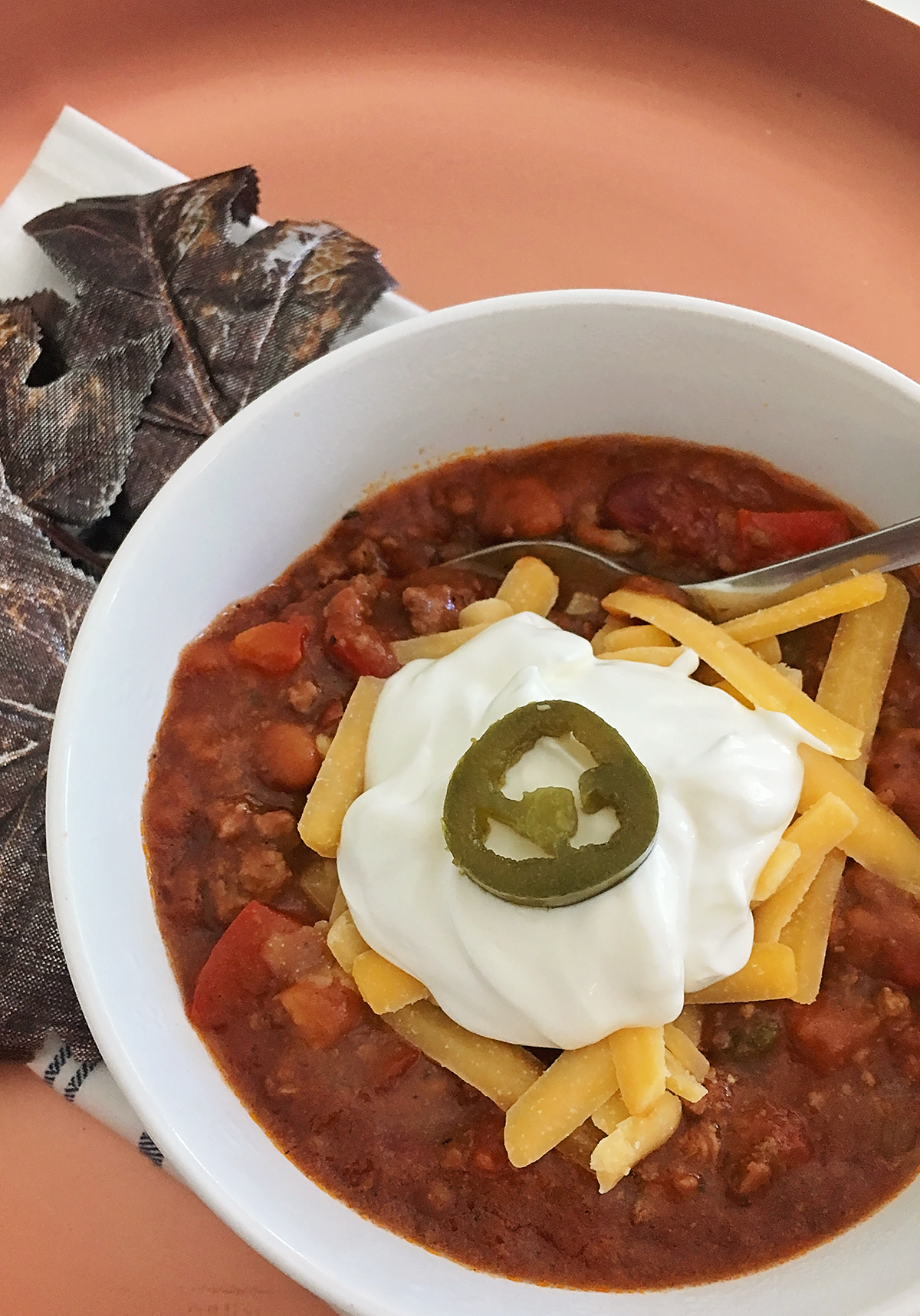 Slow Cooker Bean and Beef Chili - A Well Crafted Party