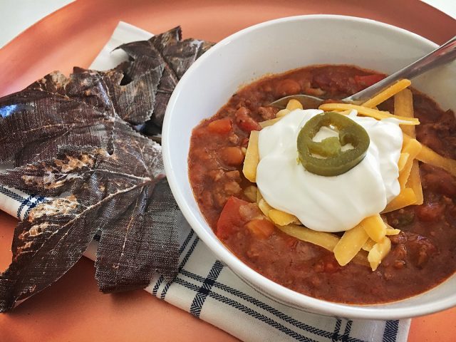 Slow Cooker Bean and Beef Chili - A Well Crafted Party