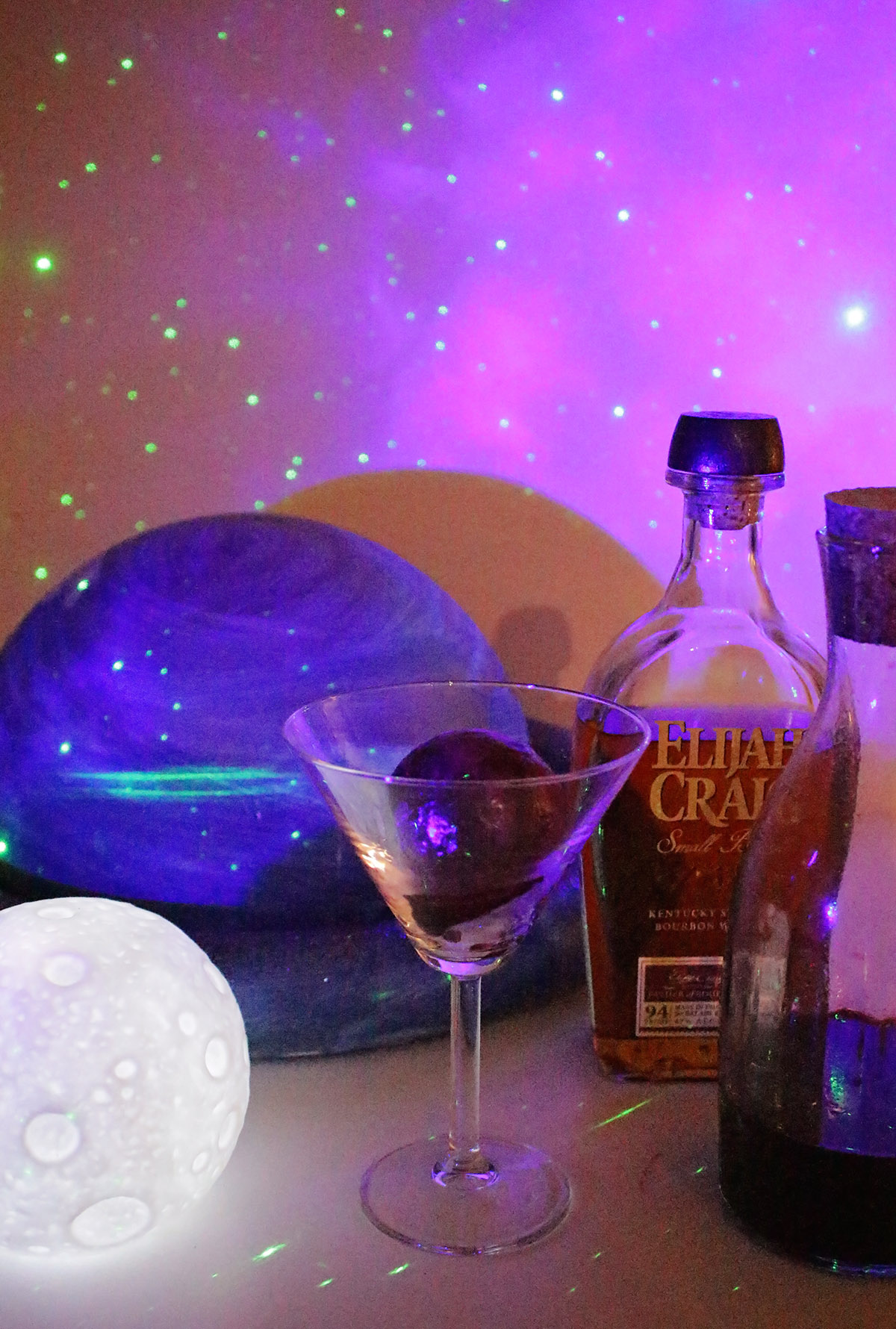 Bourbon and Berry Martini for a Space Themed Party | A Well Crafted Party