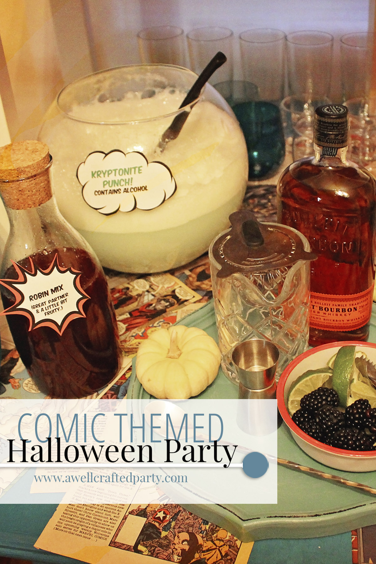 Comic Book Halloween Party | A Well Crafted Party