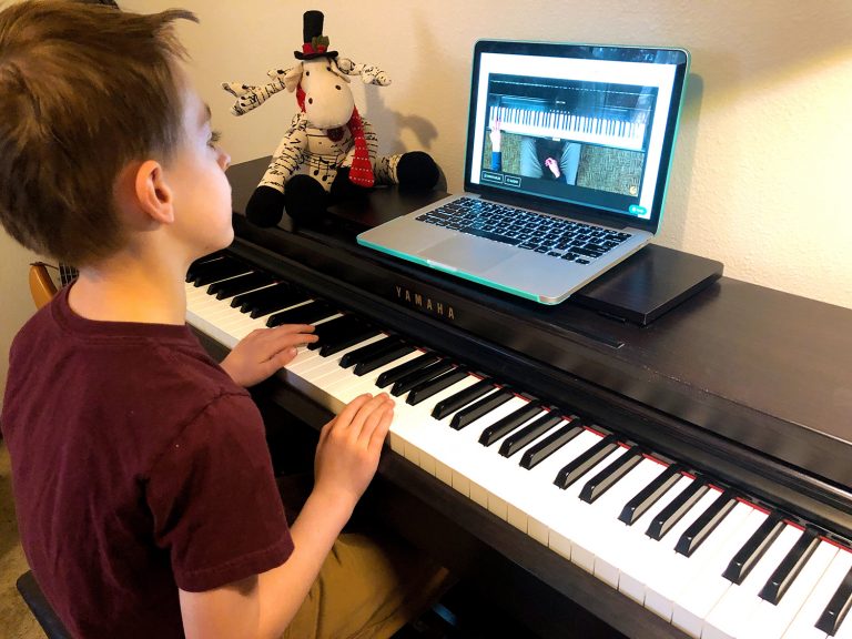 Gift of Online Piano Lessons in Partnership with Hoffman Academy | A Well Crafted Party
