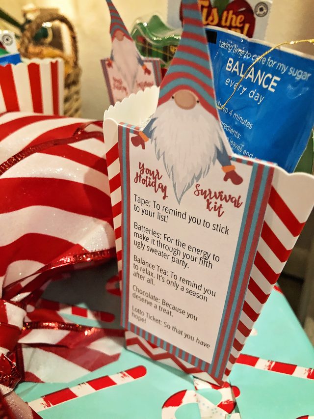 Free Printable Tag for your Holiday Survival Kit from A Well Crafted Party